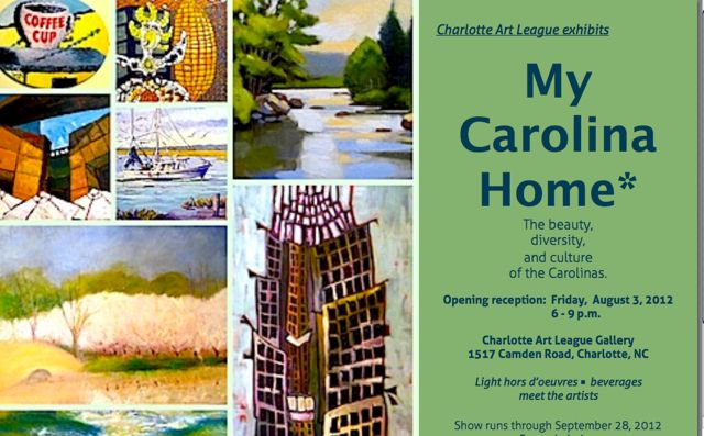 "My Carolina Home" at the Charlotte Art League Knight Foundation