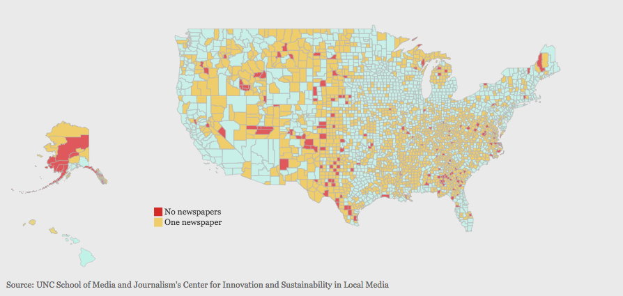 As news deserts expand, new approaches to local news are taking root