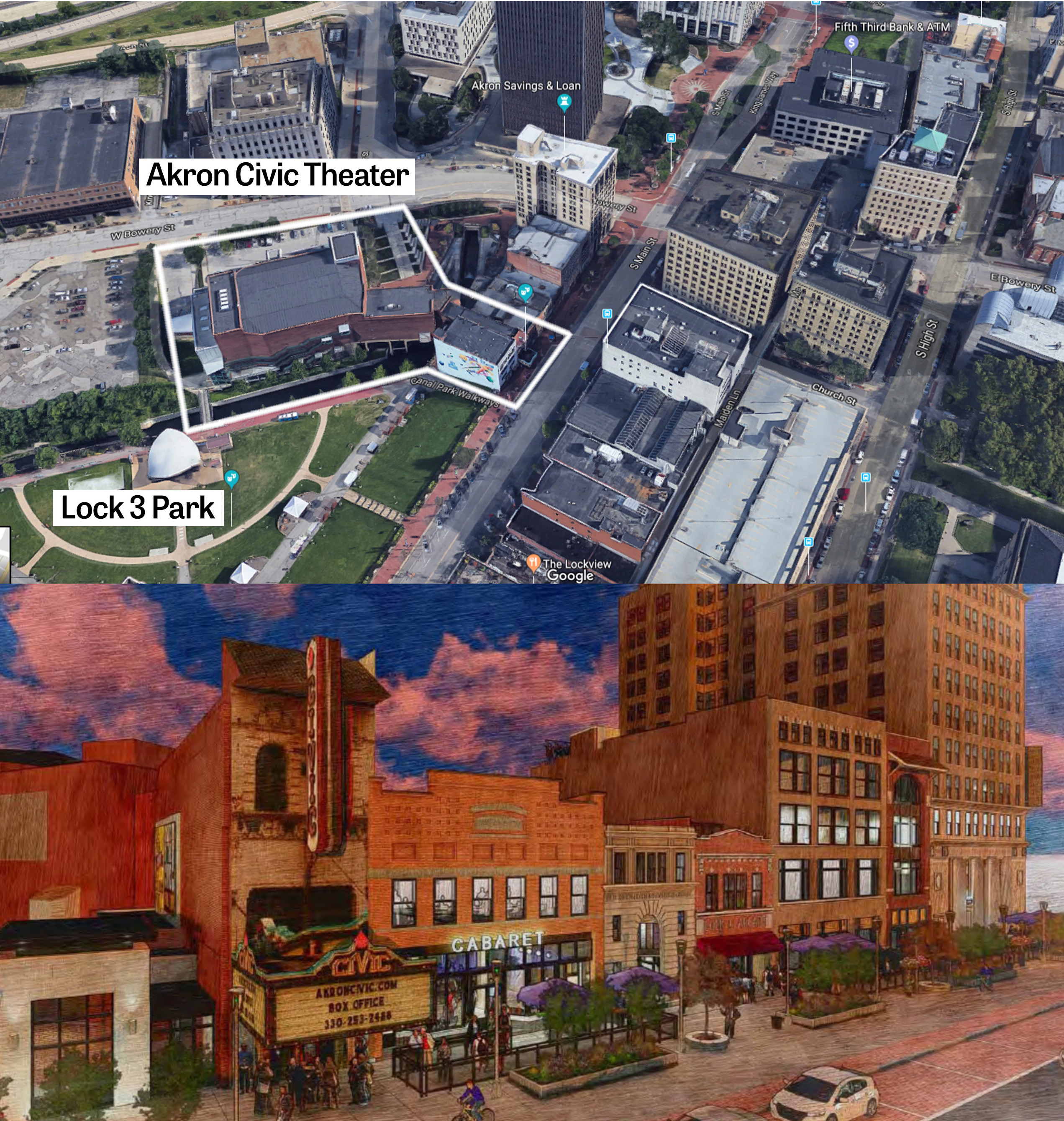Watch Akron grow