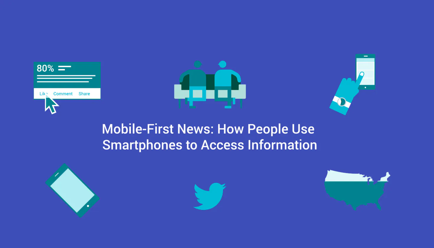 Since 2011, the rate of adult U.S. smartphone ownership has increased notably from 46 to 82 percent, and is nearing a saturation point among some age groups. 89 percent of the U.S. mobile population (144 million users) now access news and information via their mobile devices, according to a 2016 Nielsen report.