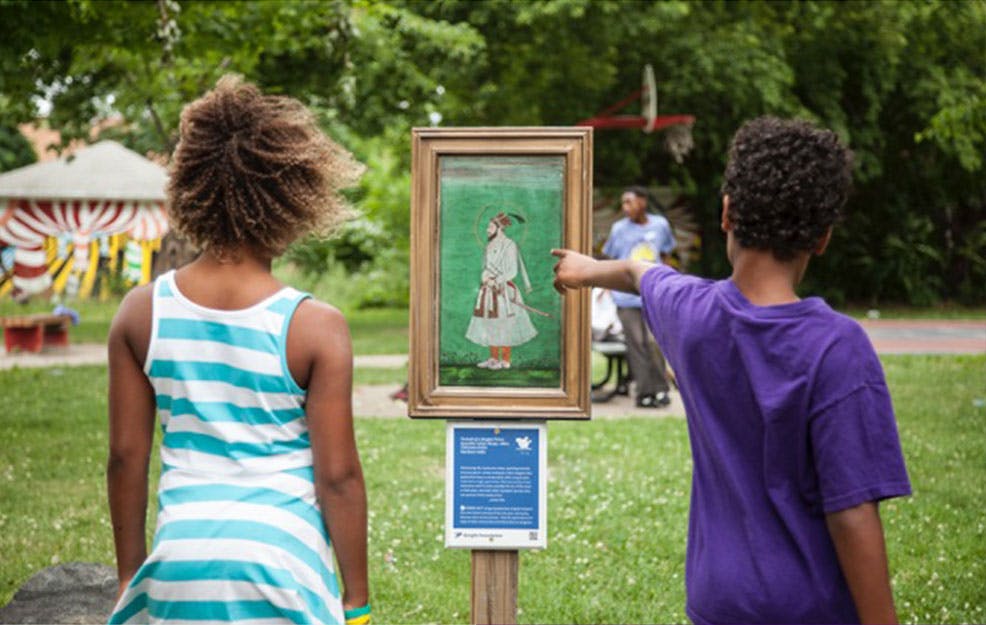 <p><strong>Imagine coming across a Renoir or a Picasso in your neighborhood. The <a href="http://www.insideoutusa.org/">Inside|Out</a> program brings art into people's everyday lives. </strong></p>